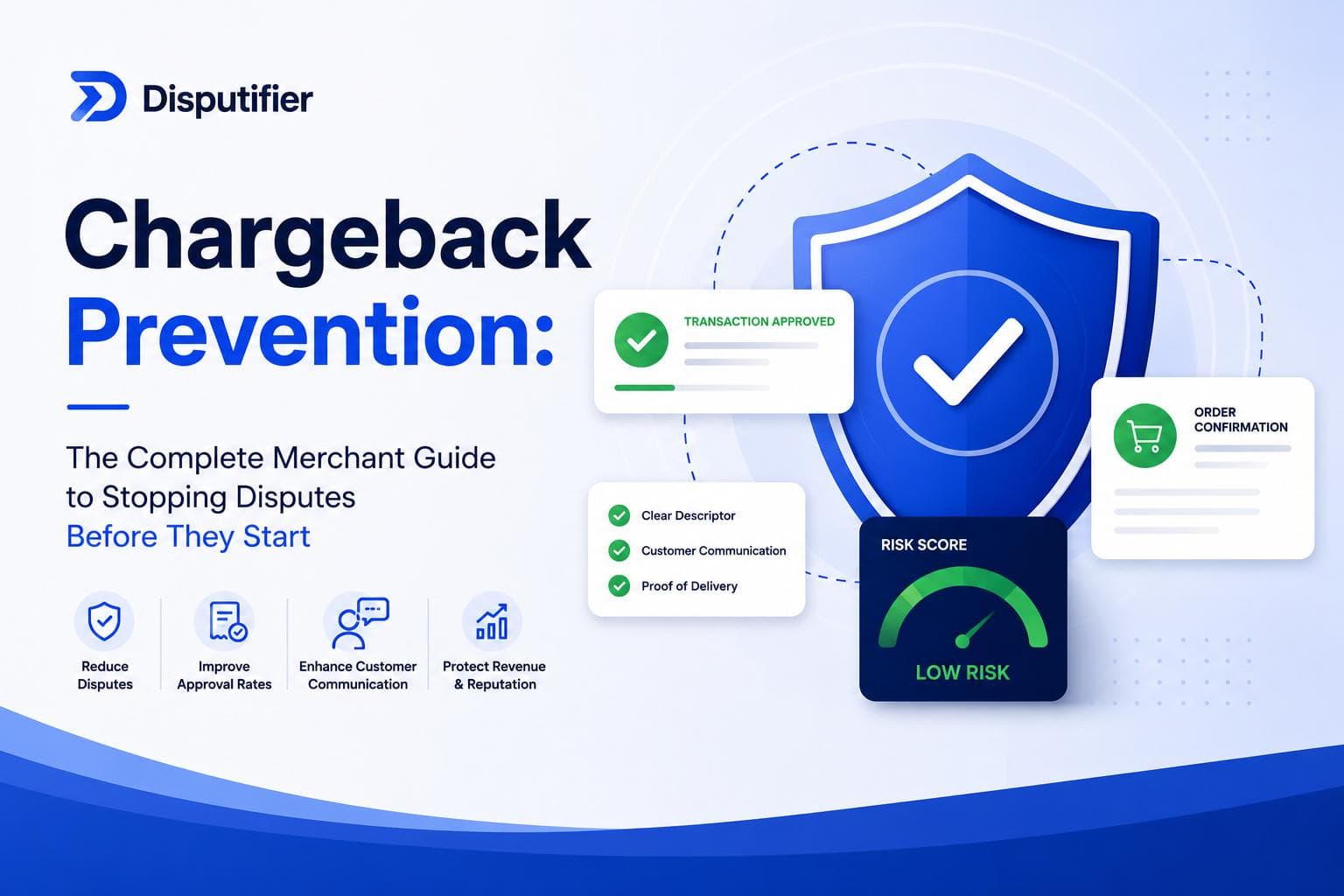 Learn how chargeback prevention works across every layer - from fraud screening and BIN intelligence to chargeback alerts and automated dispute response - and how Disputifier helps ecommerce merchants stop disputes before they're filed.