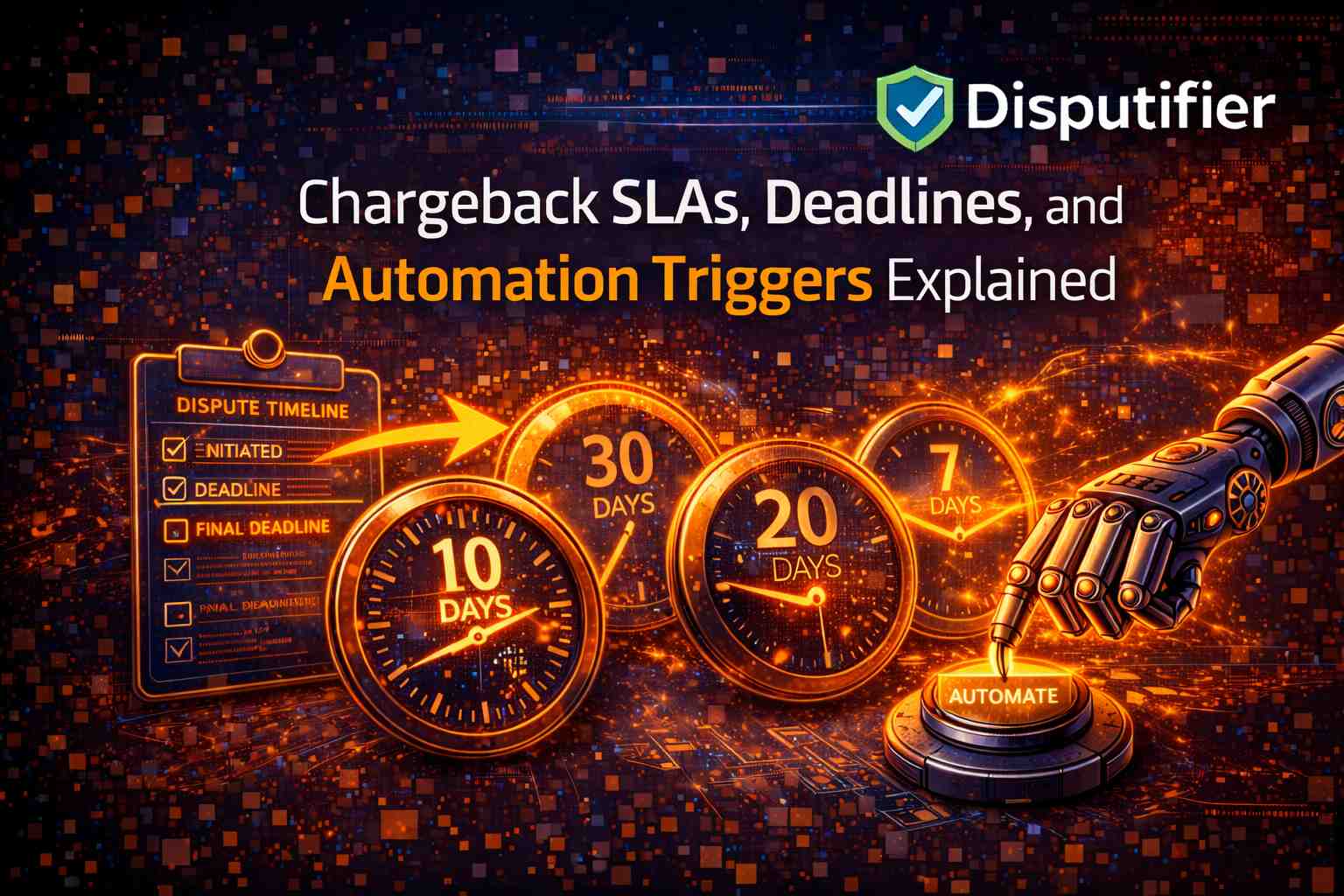 Chargeback SLAs, Deadlines, and Automation Triggers Explained