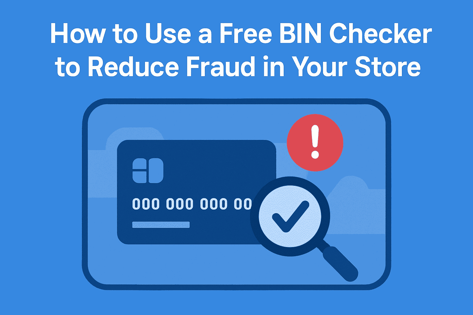How to Use a Free BIN Checker to Reduce Fraud in Your Store