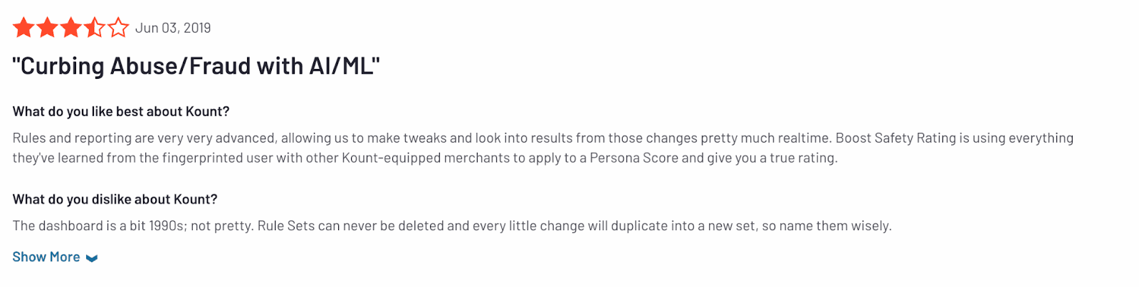 Kount Reviews